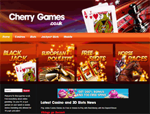 Tablet Screenshot of cherrygames.co.uk